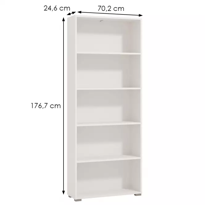 Regál Tomar 5 fehér 11011438,5