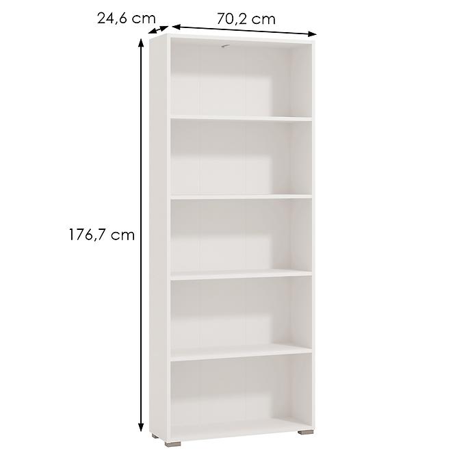 Regál Tomar 5 fehér 11011438,5