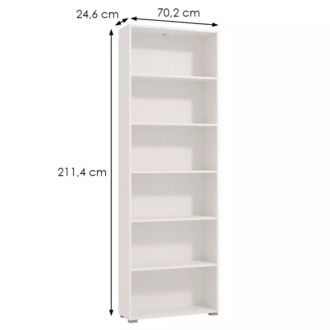 Regál Tomar 6 fehér 11011440,5