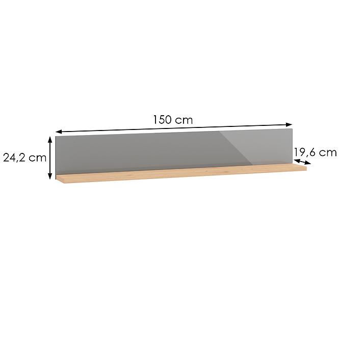 Polc Andora ZP szürke 11011392,4