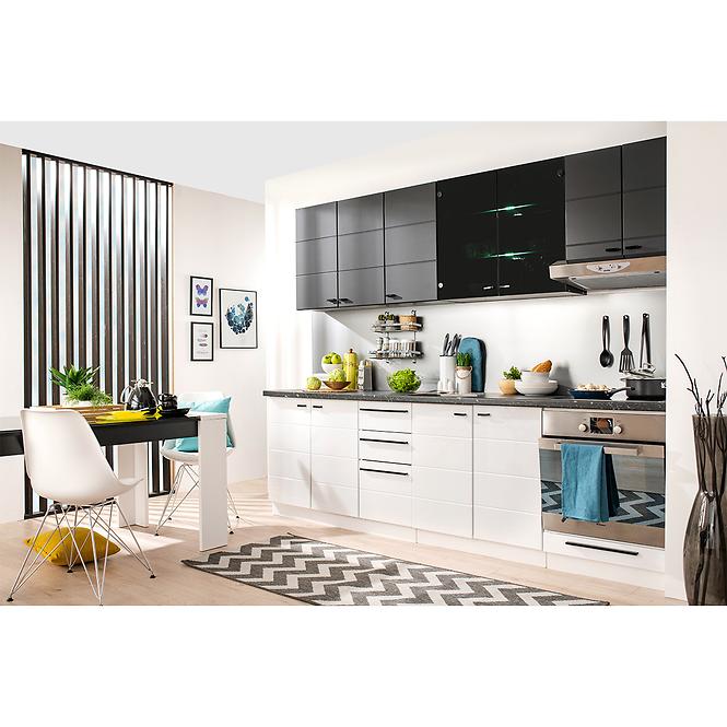Konyhaszekrény Claudia D60UR fehér 11008686