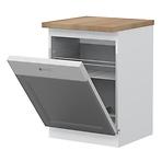 Konyhabútor ajtó Tara K60d/4 graphite mat Konyhabútor ajtó Tara K60d/4 graphite mat