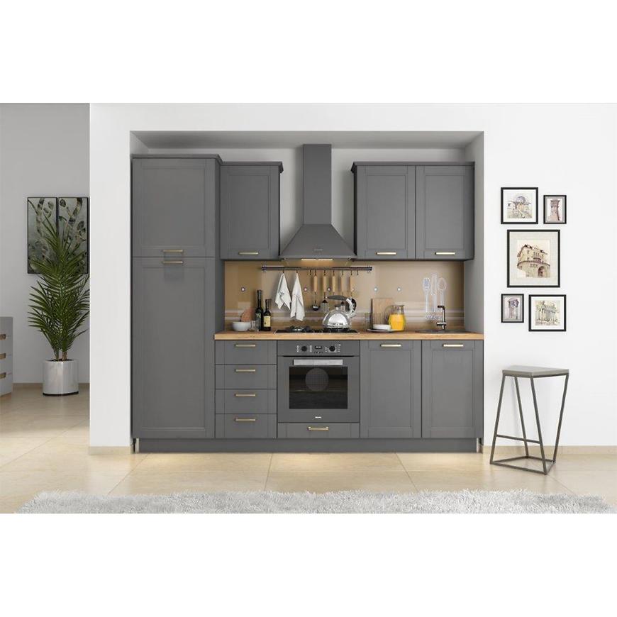 Konyhaszekrény Tara V9-Ug-2k/4 graphite mat