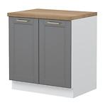 Konyhaszekrény Tara R-80-2k/4 graphite mat Konyhaszekrény Tara R-80-2k/4 graphite mat