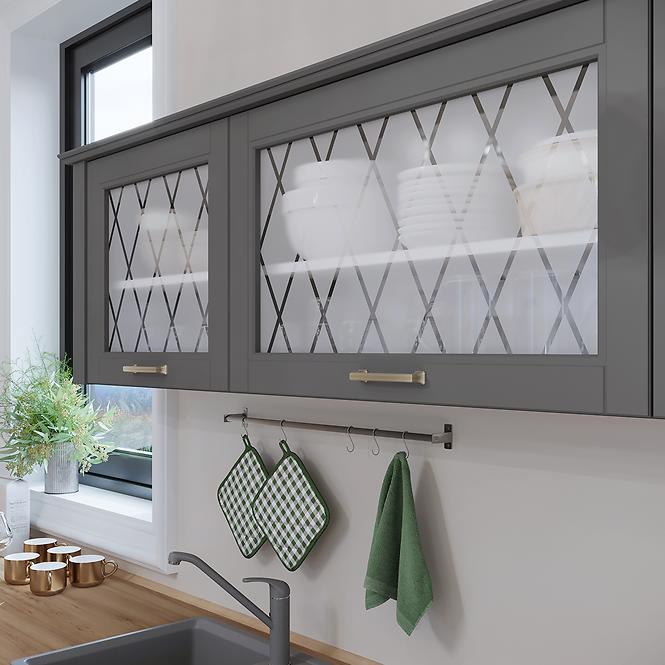 Konyhaszekrény Tara R-60-3fs/4 standard graphite mat
