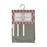 Szalvéta MODERN szürke minta 45x45 kpl. 4 db