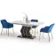 Asztal Vincenzo 160/200 Mdf/Acél – Fehér/Fekete,15