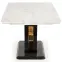 Asztal Vincenzo 160/200 Mdf/Acél – Fehér/Fekete,4