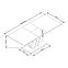 Asztal Vincenzo 160/200 Mdf/Acél – Fehér/Fekete,6