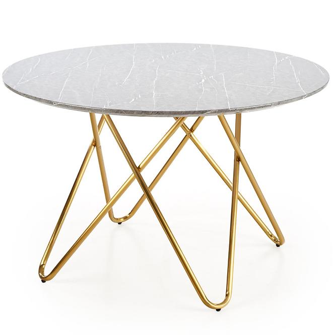 Asztal Bonello 120 Mdf/Acél – Szürke/Arany