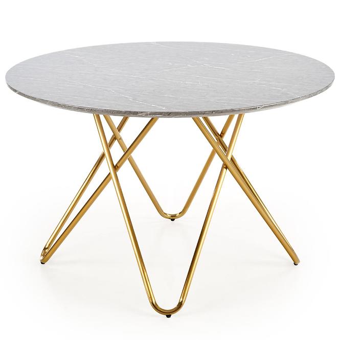 Asztal Bonello 120 Mdf/Acél – Szürke/Arany