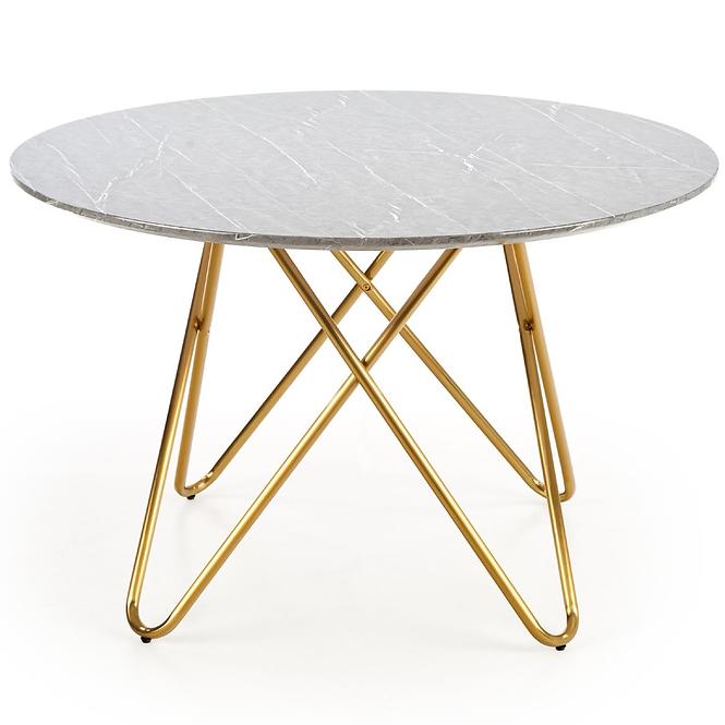 Asztal Bonello 120 Mdf/Acél – Szürke/Arany