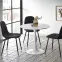 Asztal Denver 80 Mdf/Acél – Fehér Marmur/Fehér,12