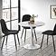 Asztal Denver 80 Mdf/Acél – Fehér Marmur/Fehér,12