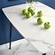 Asztal Marco 120x70 Üveg/Mdf/Acél – Fehér/Fekete,12