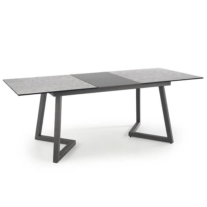 Asztal Tiziano 160/210 Fényes Popel/Sötét Hamuszürke