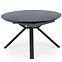 Asztal Vertigo 130/180 Fekete Marmur/Fekete,4