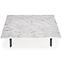 Kinyitható asztalok  Dallas 160/220x90cm Mdf/Acél – Fehér Marmur/Fekete,5