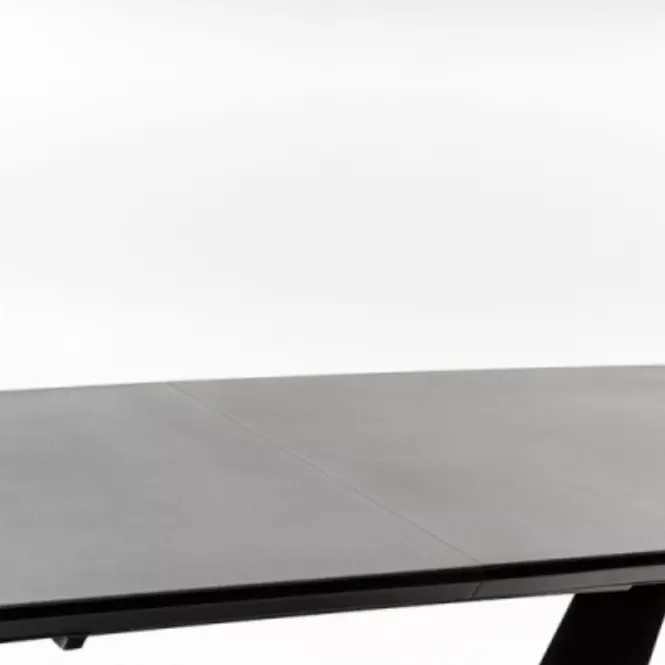 Kinyitható asztalok  Fangor 160/220 Sötét Hamuszürke/Fekete
