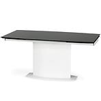 Kinyitható asztalok  Anderson 160/250x90 cm  Üveg/acél – fekete/fehér