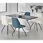 Kinyitható asztalok  Anderson 160/250x90 cm  Üveg/acél – fekete/fehér,6