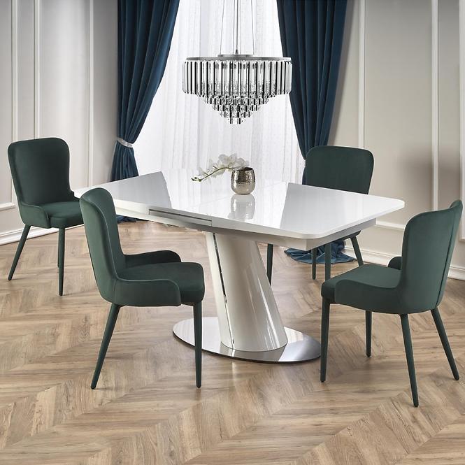 Asztal Odense 160/200 Mdf/Acél – Fehér