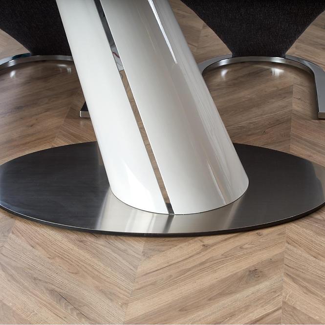 Asztal Odense 160/200 Mdf/Acél – Fehér