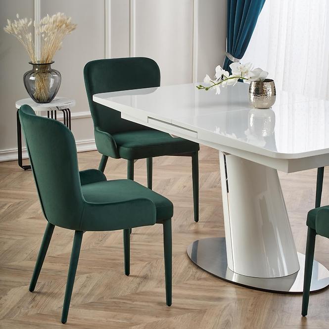 Asztal Odense 160/200 Mdf/Acél – Fehér