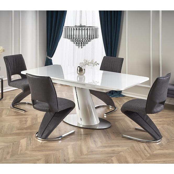 Asztal Odense 160/200 Mdf/Acél – Fehér