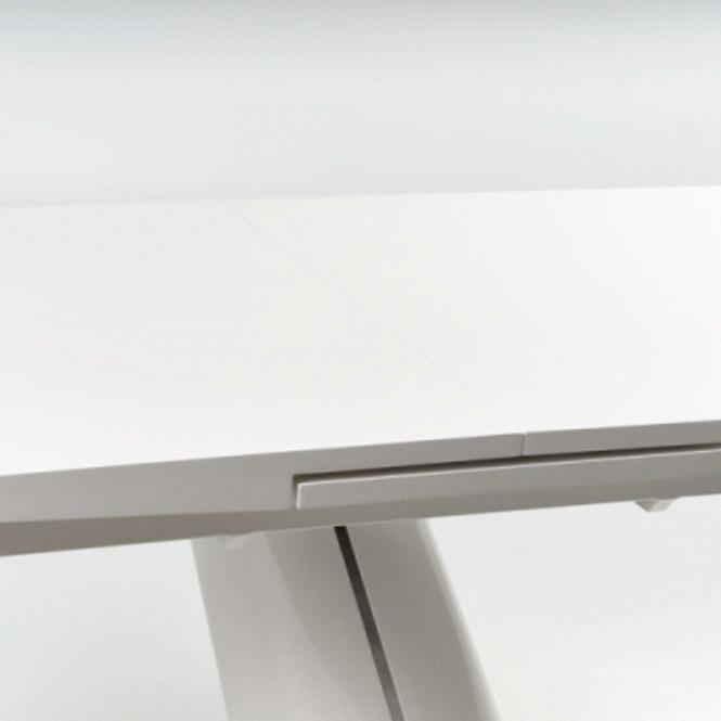 Asztal Odense 160/200 Mdf/Acél – Fehér