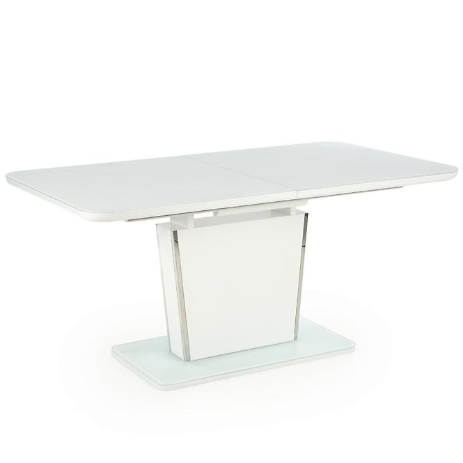 Kinyitható asztalok  Bonari 160/200x90cm Üveg/Mdf/Acél – Fehér