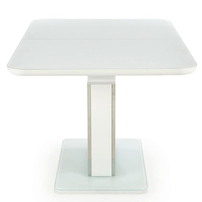 Kinyitható asztalok  Bonari 160/200x90cm Üveg/Mdf/Acél – Fehér