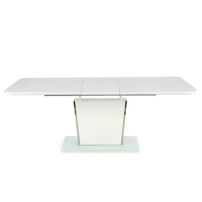 Kinyitható asztalok  Bonari 160/200x90cm Üveg/Mdf/Acél – Fehér