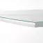 Kinyitható asztalok  Blanco 160/200x90cm Üveg/Mdf/Acél – Fehér Marmur/Fehér,6