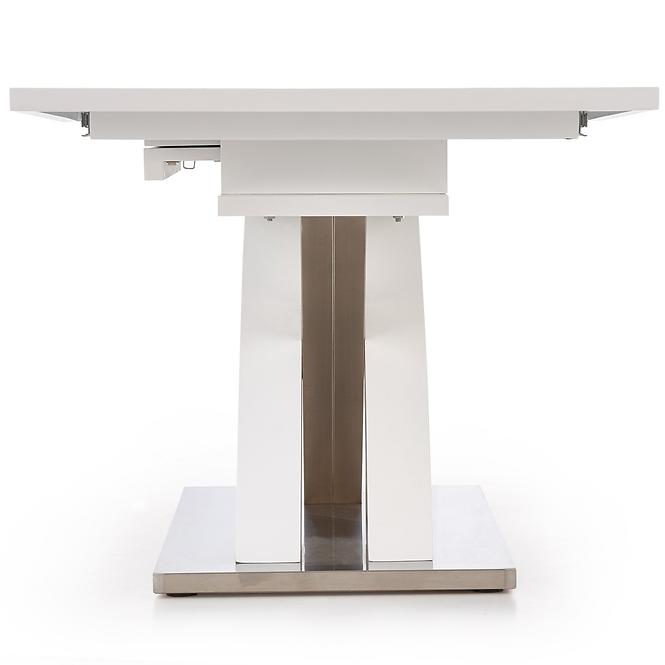 Asztal Sandor 160/220 Mdf/Acél – Fehér