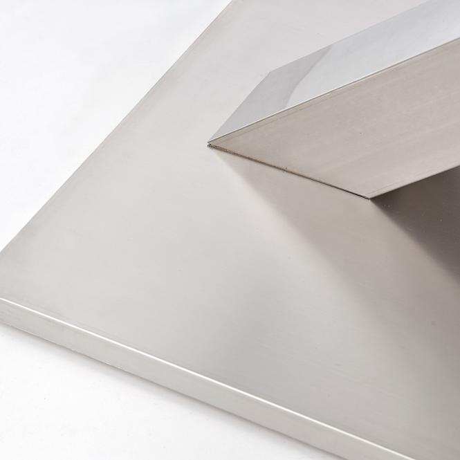 Asztal Sandor 160/220 Mdf/Acél – Fehér