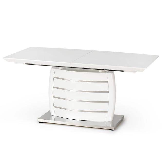 Asztal Onyx 160/200 Mdf/Acél – Fehér