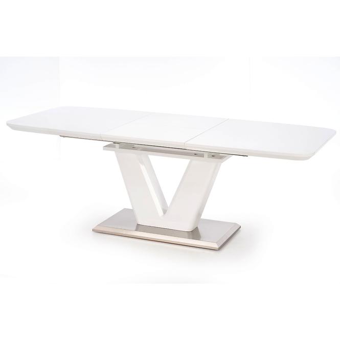 Asztal Mistral 160/220 Mdf/Acél – Fehér