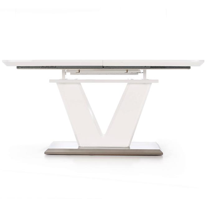 Asztal Mistral 160/220 Mdf/Acél – Fehér