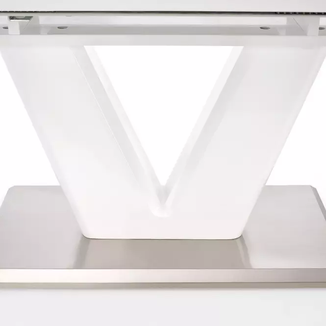 Asztal Mistral 160/220 Mdf/Acél – Fehér