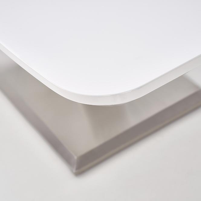 Asztal Mistral 160/220 Mdf/Acél – Fehér,8