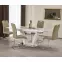 Asztal Vision 160/200 Mdf/Acél – Fehér,4