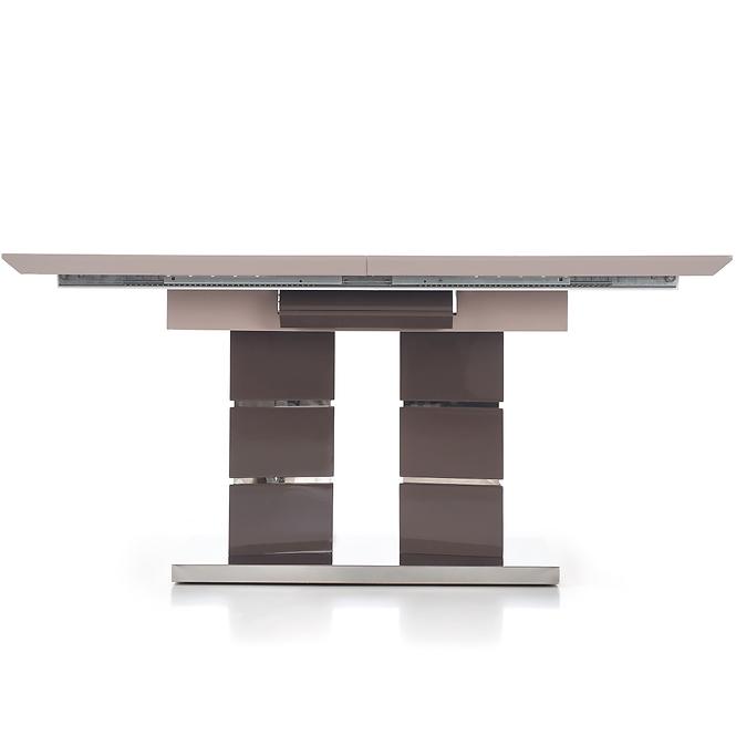 Asztal Lord 160/200 Mdf/Acél – Fényes Hamuszürke/Sötét Hamuszürke