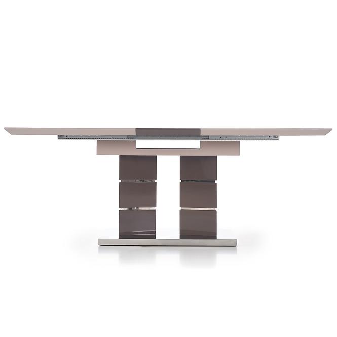 Asztal Lord 160/200 Mdf/Acél – Fényes Hamuszürke/Sötét Hamuszürke