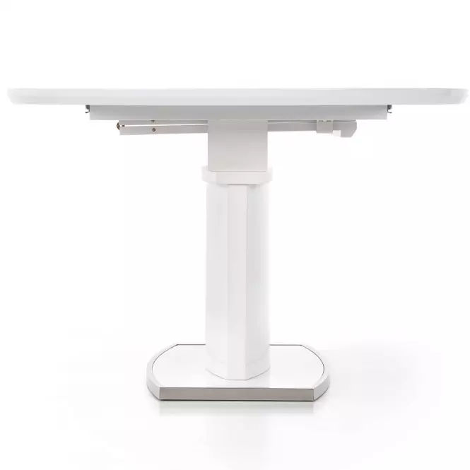 Kinyitható asztalok  Federico 120/160x120cm Mdf/Acél – Fehér,4