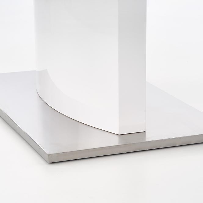 Asztal Marcello 180/220 Mdf/Acél – Fehér