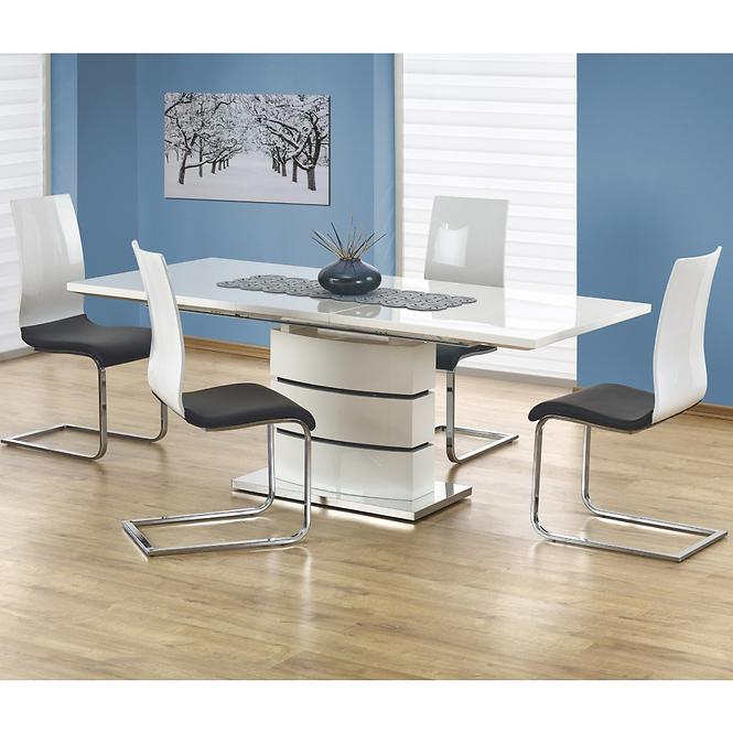 Asztal Nobel 160/200 Mdf/Acél – Fehér