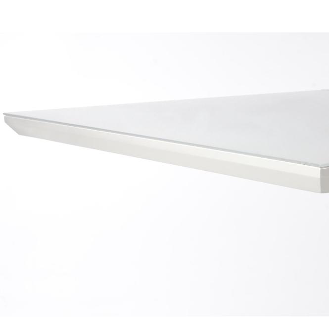 Asztal Mortis 160/200 Mdf – Fehér/Sötét Hamuszürke
