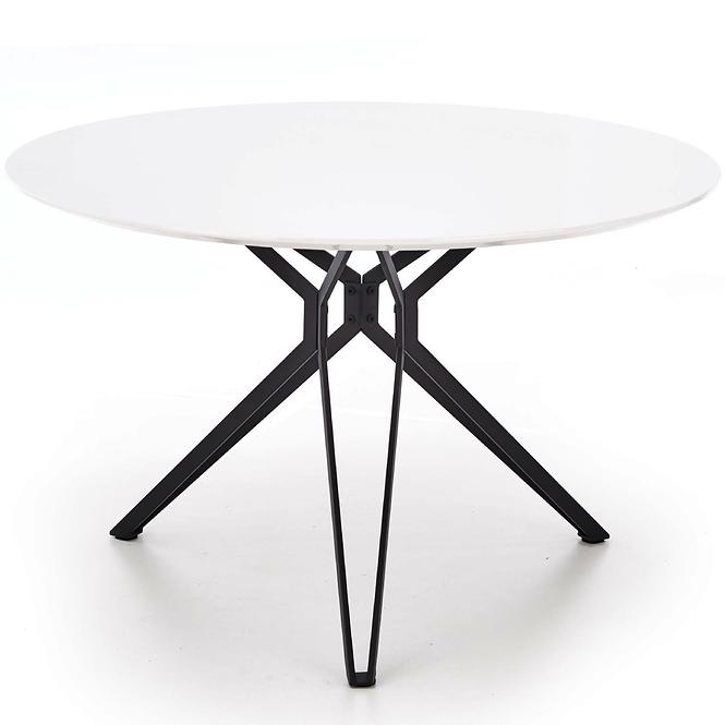 Asztal Pixel 120 Mdf/Acél – Fehér/Fekete