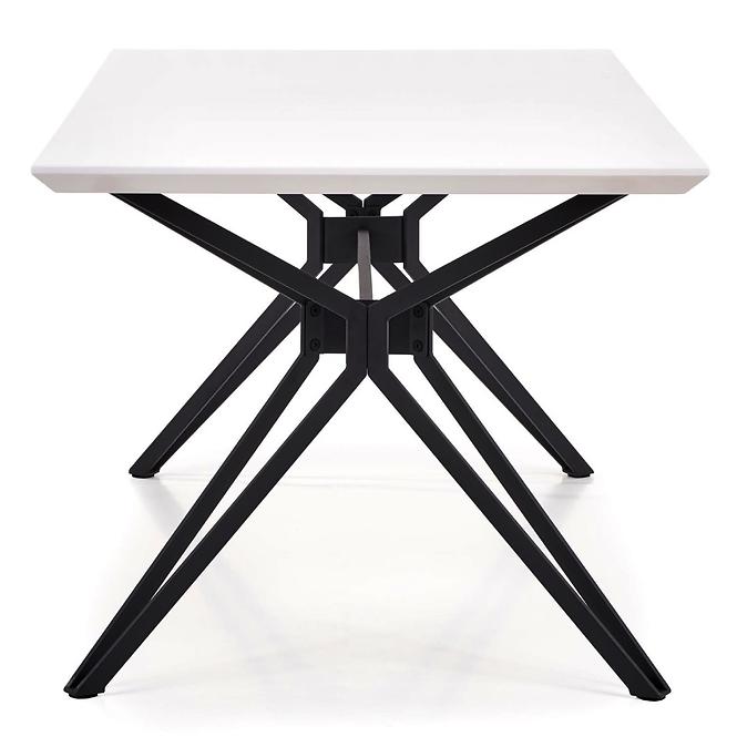Asztal Pascal 160 Mdf/Acél – Fehér/Fekete,2
